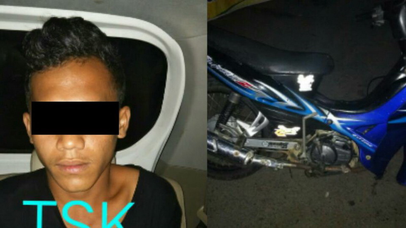 Polsek Taphul Ciduk Pelaku Curanmor Sampai ke Pasaman, Sumbar